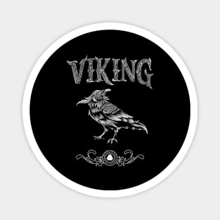 Viking Raven Bird Nordic Style Norseman Norse Magnet